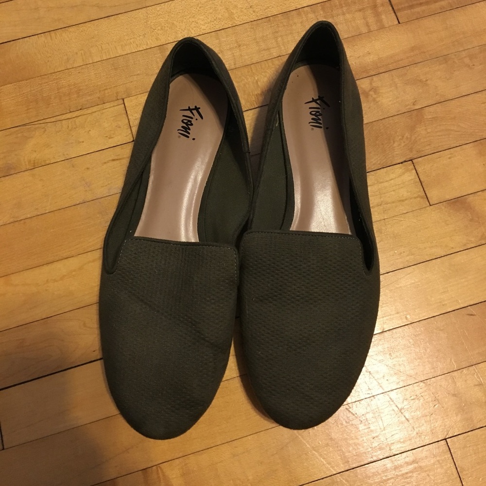 Olive Green Loafers